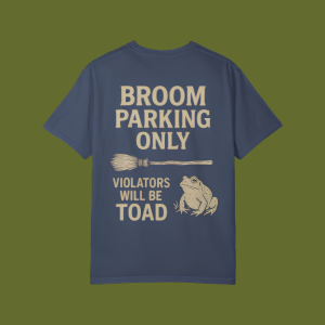 Whimsical Broom Parking Tee