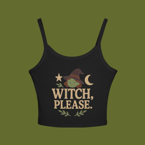 Witch Please Spaghetti Strap Tank Top
