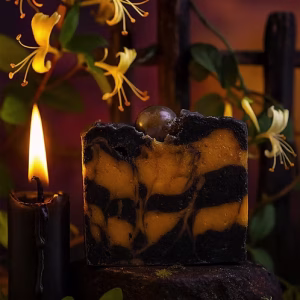 Hex and Honeysuckle Natural Handmade Witch Ritual Bar Soap