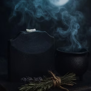 Moonlit Cauldron Natural Handmade Witch Ritual Bar Soap