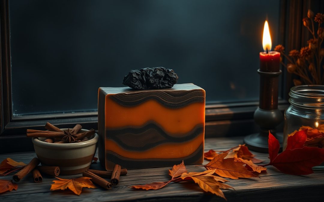 Hollow Night Soap: A Dark, Cozy Handmade Witch Soap for Autumn Evenings